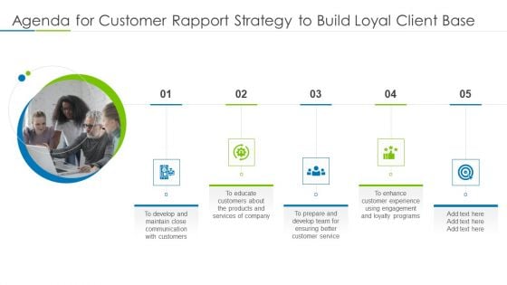 Agenda For Customer Rapport Strategy To Build Loyal Client Base Diagrams PDF