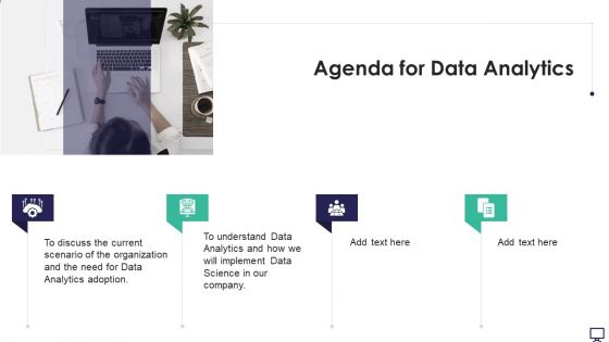 Agenda For Data Analytics Ppt Show Infographics PDF