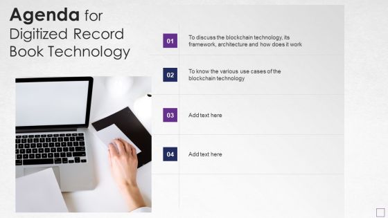 Agenda For Digitized Record Book Technology Summary PDF Agenda For Digitized Record Book Technology Summary PDF