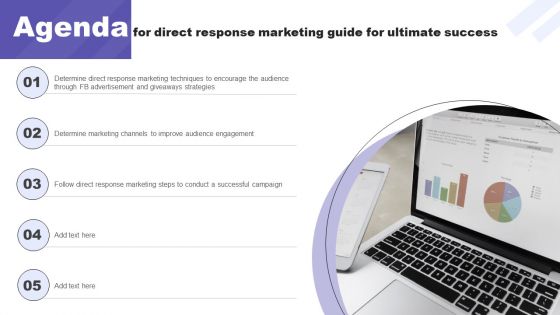 Agenda For Direct Response Marketing Guide For Ultimate Success Icons PDF