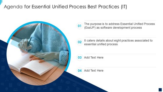 agenda for essential unified process best practices it infographics pdf