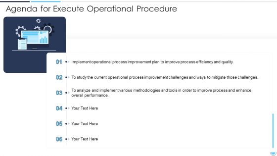 Agenda For Execute Operational Procedure Download PDF