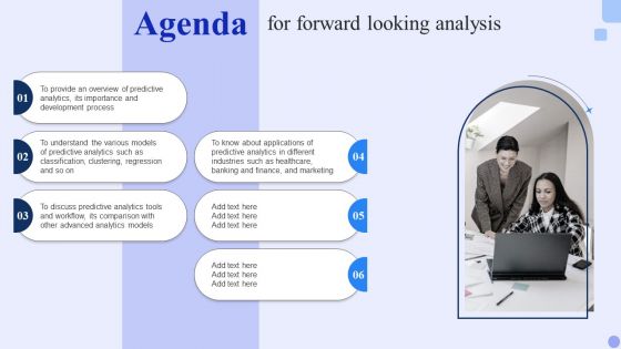 Agenda For Forward Looking Analysis Information PDF