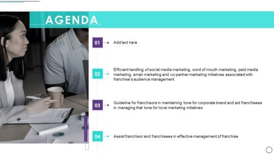 Agenda For Franchise Marketing Plan Playbook Portrait PDF Agenda For Franchise Marketing Plan Playbook Portrait PDF
