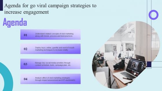 Agenda For Go Viral Campaign Strategies To Increase Engagement Pictures PDF