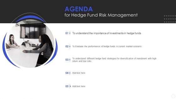 Agenda For Hedge Fund Risk Management Rules PDF