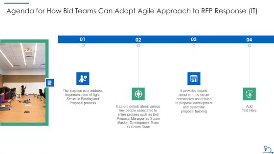 Agenda For How Bid Teams Can Adopt Agile Approach To Rfp Response IT Icons PDF