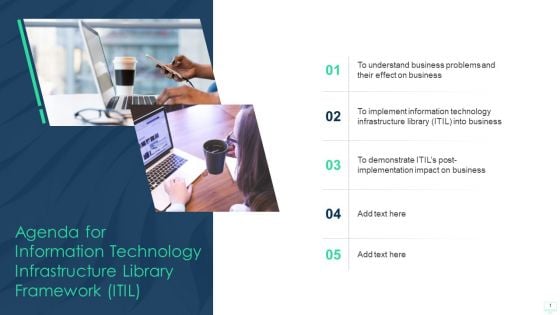 Agenda For Information Technology Infrastructure Library Framework ITIL Graphics PDF