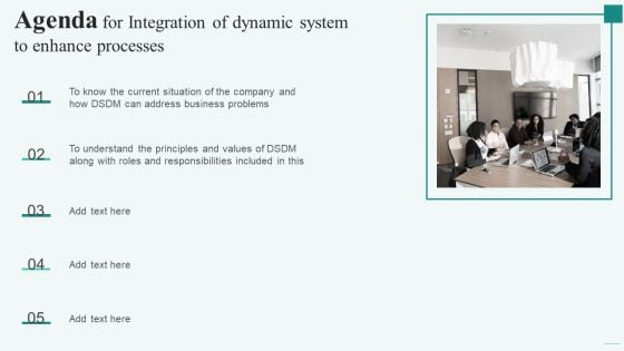 Agenda For Integration Of Dynamic System To Enhance Processes Formats PDF Agenda For Integration Of Dynamic System To Enhance Processes Formats PDF