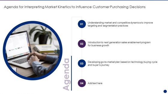 Agenda For Interpreting Market Kinetics To Influence Customer Purchasing Decisions Elements PDF Agenda For Interpreting Market Kinetics To Influence Customer Purchasing Decisions Elements PDF