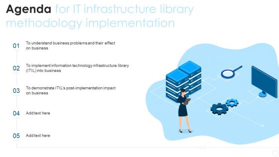 Agenda For It Infrastructure Library Methodology Implementation Clipart PDF