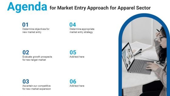 Agenda For Market Entry Approach For Apparel Sector Pictures PDF