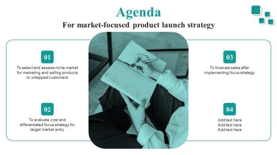 Agenda For Market Focused Product Launch Strategy Microsoft PDF