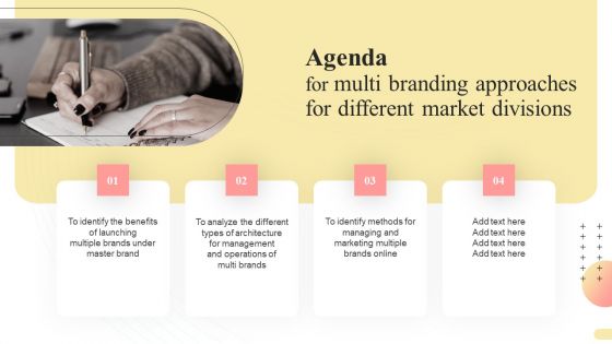 Agenda For Multi Branding Approaches For Different Guidelines PDF