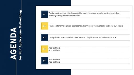 Agenda For NLP Applications Methodology Ppt Gallery Picture PDF Agenda For NLP Applications Methodology Ppt Gallery Picture PDF
