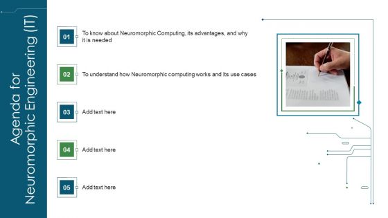 Agenda For Neuromorphic Engineering IT Template PDF
