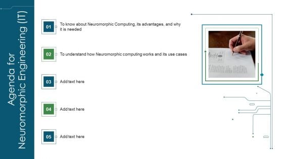 Agenda For Neuromorphic Engineering IT Template PDF