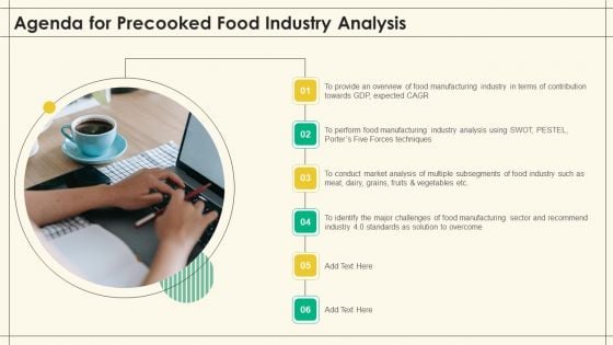 Agenda For Precooked Food Industry Analysis Download PDF