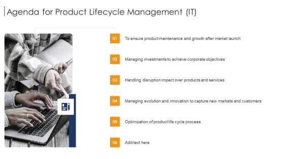 Agenda For Product Lifecycle Management IT Formats PDF