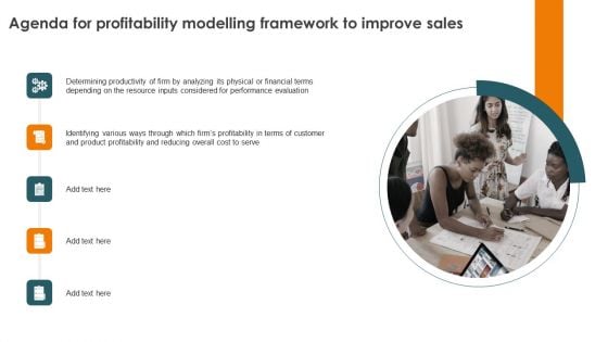 Agenda For Profitability Modelling Framework To Improve Sales Infographics PDF