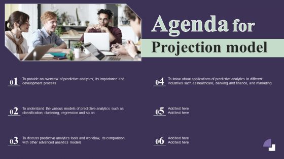 Agenda For Projection Model Slides PDF