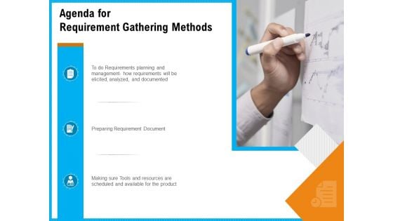 Agenda For Requirement Gathering Methods Ppt Show Slides PDF