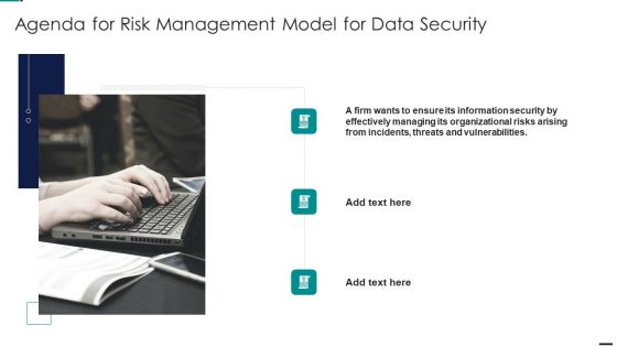 Agenda For Risk Management Model For Data Security Structure PDF