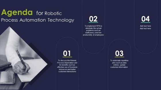 Agenda For Robotic Process Automation Technology Introduction PDF Agenda For Robotic Process Automation Technology Introduction PDF