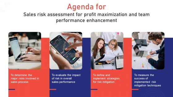 Agenda For Sales Risk Assessment For Profit Maximization And Team Performance Enhancement Inspiration PDF