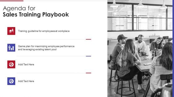 Agenda For Sales Training Playbook Structure PDF Agenda For Sales Training Playbook Structure PDF