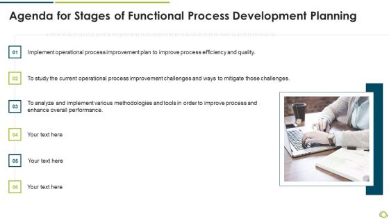 Agenda For Stages Of Functional Process Development Planning Guidelines PDF