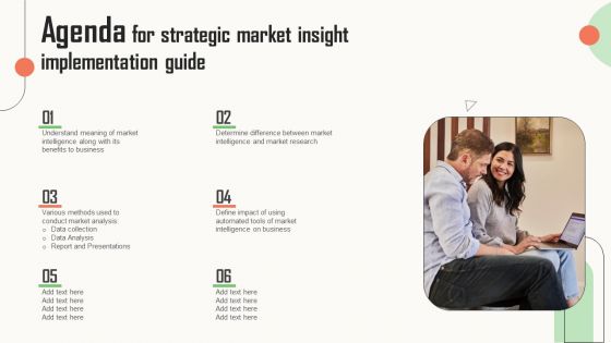 Agenda For Strategic Market Insight Implementation Guide Background PDF