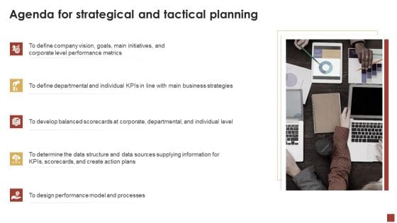 Agenda For Strategical And Tactical Planning Ppt PowerPoint Presentation File Background Image PDF