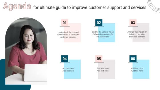 Agenda For Ultimate Guide To Improve Customer Support And Services Topics PDF