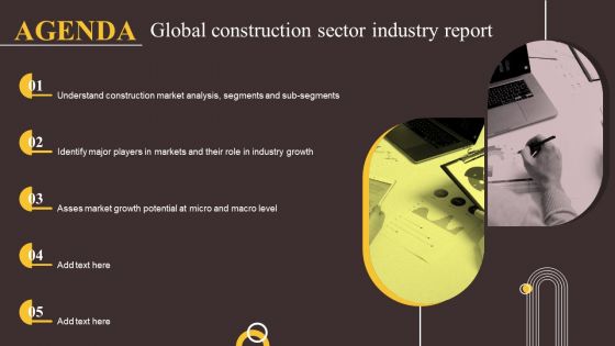 Agenda Global Construction Sector Industry Report Inspiration PDF