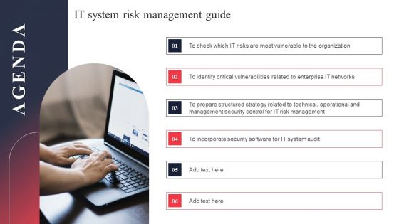 Agenda IT System Risk Management Guide Mockup PDF