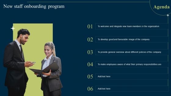 Agenda New Staff Onboarding Program Rules PDF