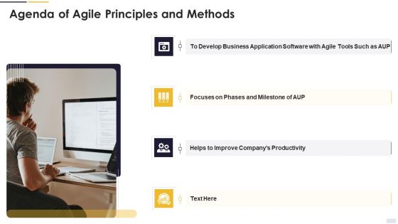 Agenda Of Agile Principles And Methods Ideas PDF