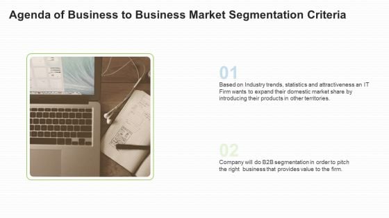 Agenda Of Business To Business Market Segmentation Criteria Information PDF Agenda Of Business To Business Market Segmentation Criteria Information PDF