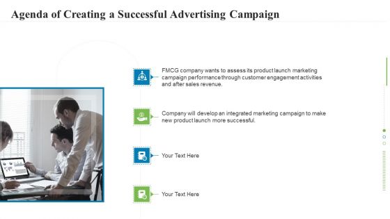 Agenda Of Creating A Successful Advertising Campaign Ppt Slides Good PDF