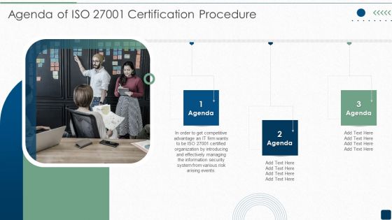 Agenda Of ISO 27001 Certification Procedure Microsoft PDF