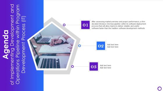 Agenda Of Implementing Development And Operations Pipeline Within Program Development Process IT Rules PDF Agenda Of Implementing Development And Operations Pipeline Within Program Development Process IT Rules PDF