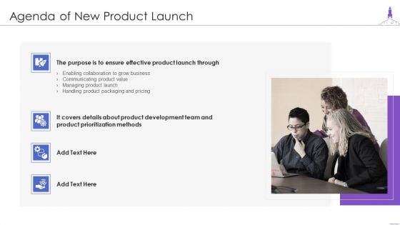 Agenda Of New Product Launch Demonstration PDF