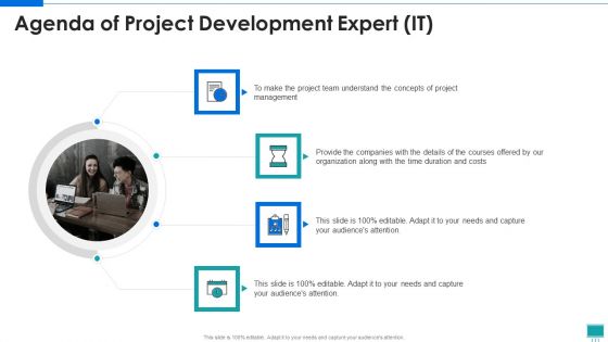 Agenda Of Project Development Expert IT Ppt PowerPoint Presentation File Graphics Tutorials PDF