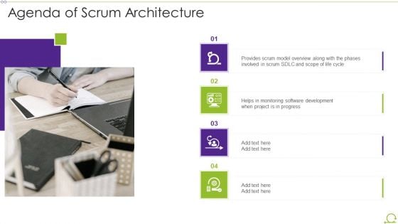 Agenda Of Scrum Architecture Slides PDF