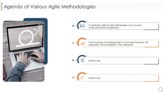 Agenda Of Various Agile Methodologies Ppt Professional Template PDF Agenda Of Various Agile Methodologies Ppt Professional Template PDF