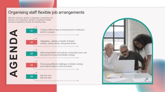 Agenda Organising Staff Flexible Job Arrangements Slides PDF