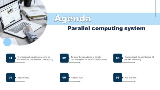 Agenda Parallel Computing System Ppt PowerPoint Presentation File Infographics PDF