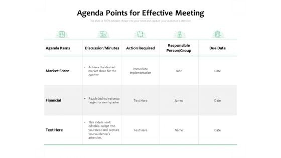 Agenda Points For Effective Meeting Ppt PowerPoint Presentation Summary Files Agenda Points For Effective Meeting Ppt PowerPoint Presentation Summary Files