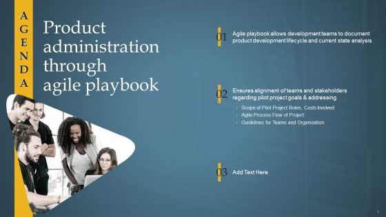 Agenda Product Administration Through Agile Playbook Professional PDF